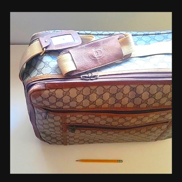 ๐ฎ๐น ๐ฅ Rare Gucci Vintage Large  Messenger Bag Zippered Case  ๐ฎ๐น ๐ฅ - Picture 2 of 16